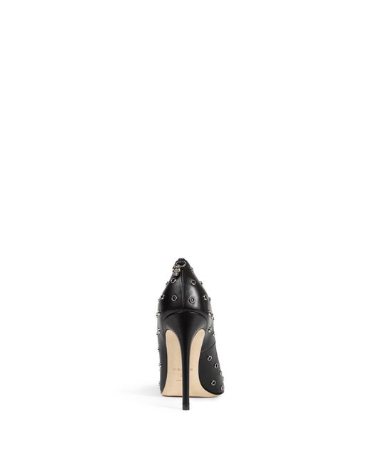 McQueen Black Skull Pump