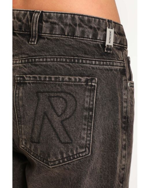 Represent Gray R2S Split Jeans for men