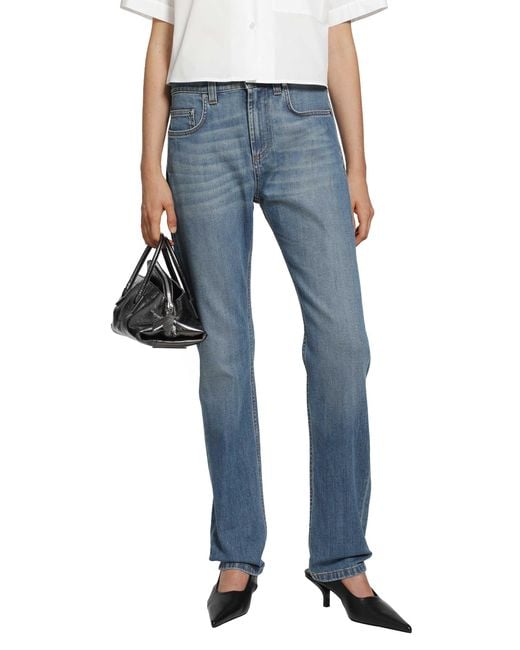 Versace Blue Tapered Jeans for men