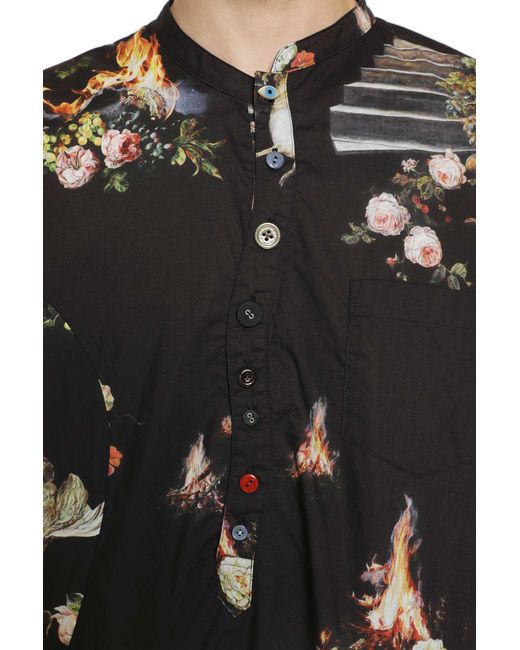 Undercover Black Long Sleeve Blouse for men