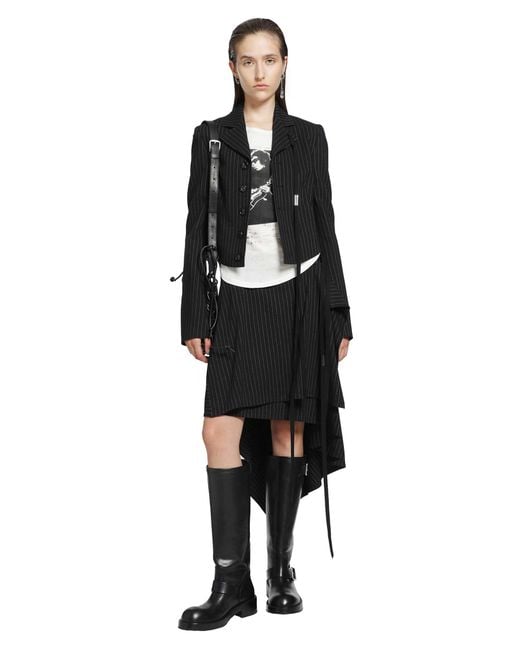 Ann Demeulemeester Black Birit Wrap Skirt