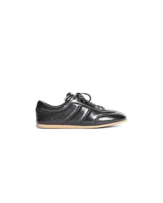 Lemaire Black Soft Runner Sneakers