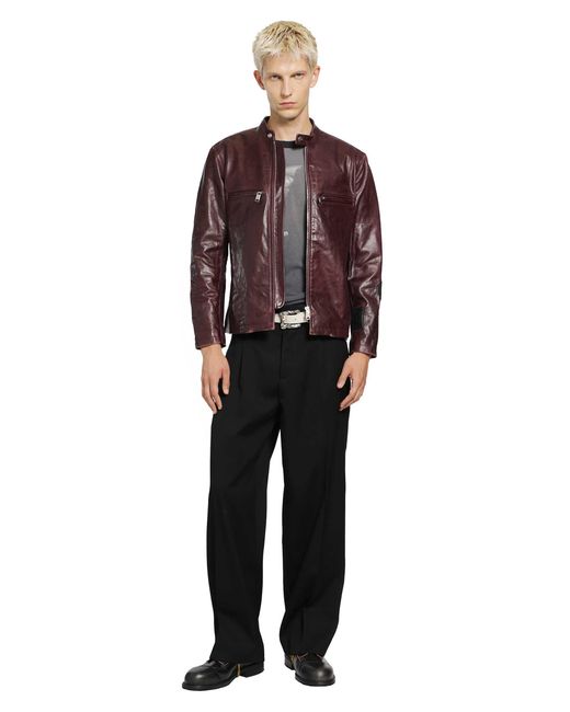 Enfants Riches Deprimes Red Side B Leather Jacket for men