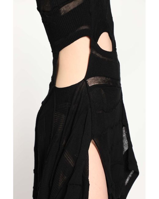 Halo Black Checked Dress