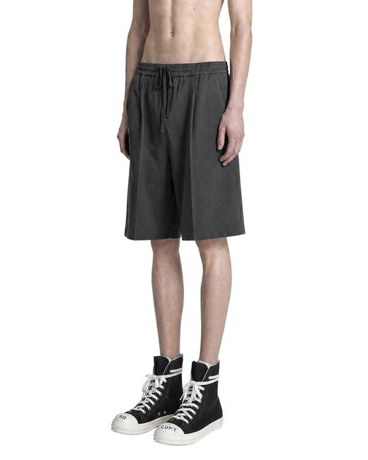 Fear Of God Gray Relaxed Drawstring Shorts for men