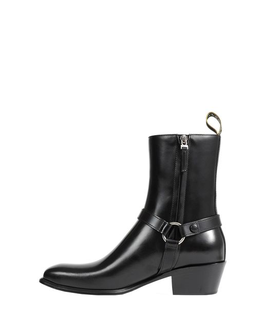 Fendi Black Double O Ankle Boots