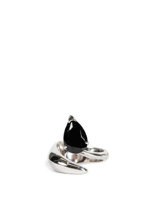 ALAN CROCETTI Black Alien Ring for men