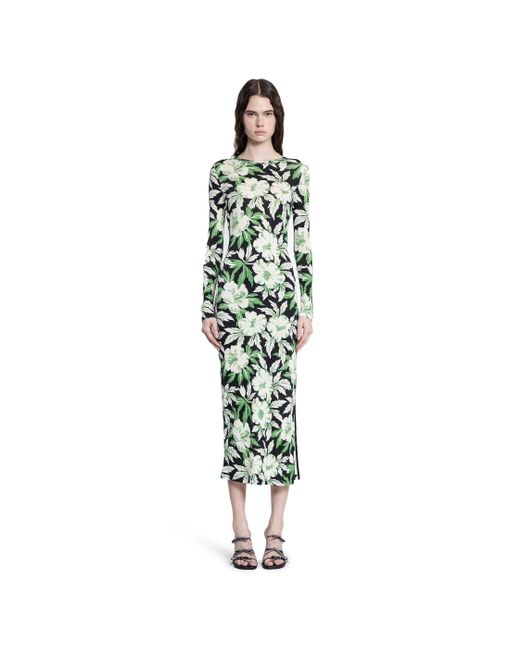 Loewe Multicolor Dress With Floral Print