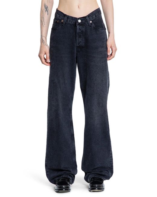 Agolde Blue V-Waist Kelly Jeans