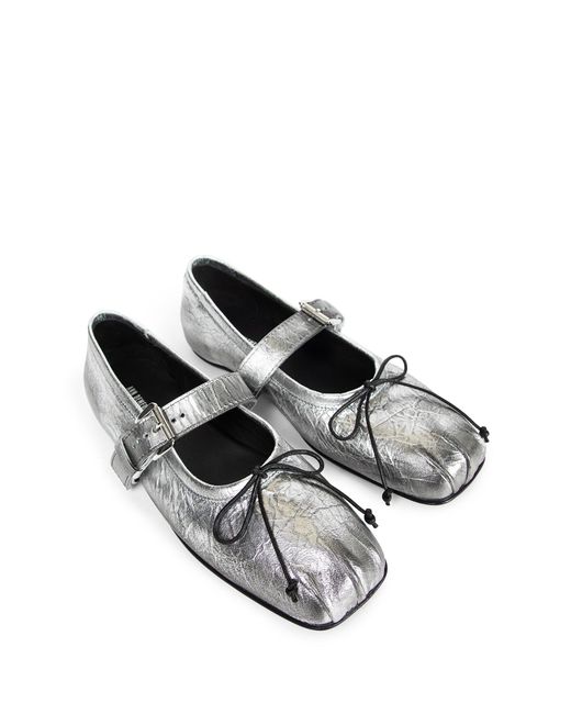 Ann Demeulemeester White Zoey Ballerinas
