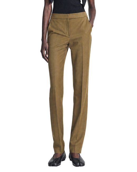 Max Mara Green Stretch Cotton Trousers