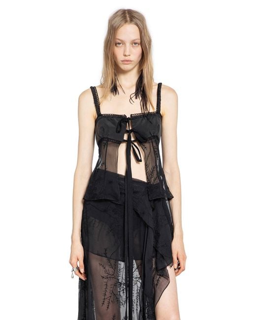 Ann Demeulemeester Black Gila Top