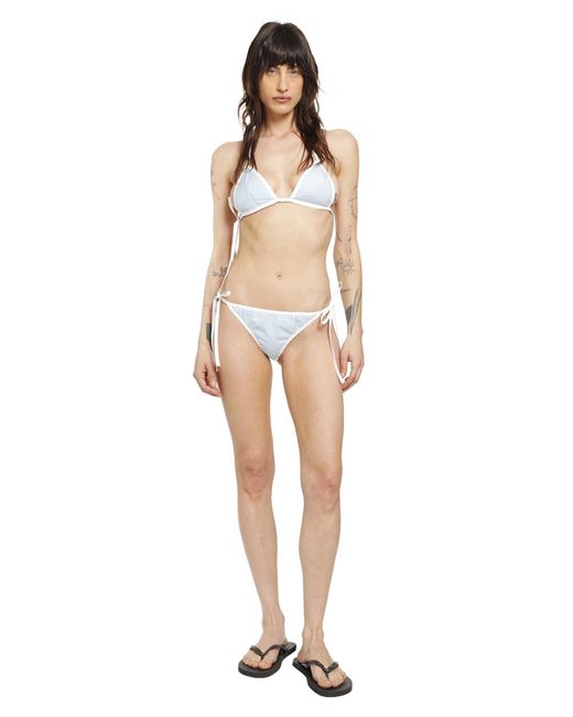 Miu Miu Natural Poplin Bikini Briefs