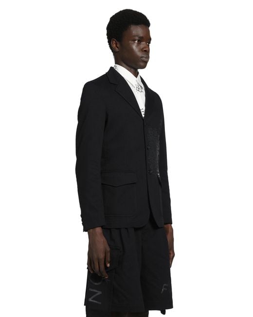 Comme des Garçons Black Cotton Jacket for men