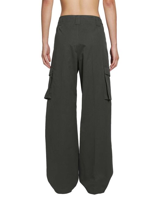 Rier Black Cargo Trousers for men