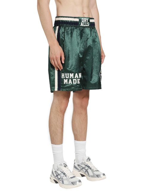 Human Made Green Game Shorts for men