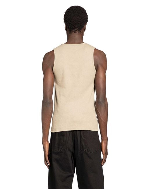 Lemaire Natural Rib Tank Top for men