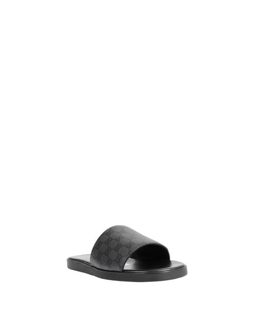 Gucci Black Slide Sandals for men