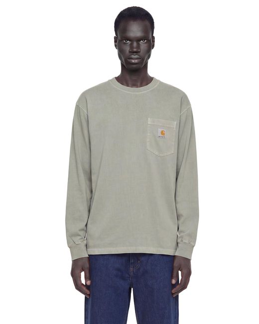 Carhartt Gray L/Loose Pocket T-Shirt for men