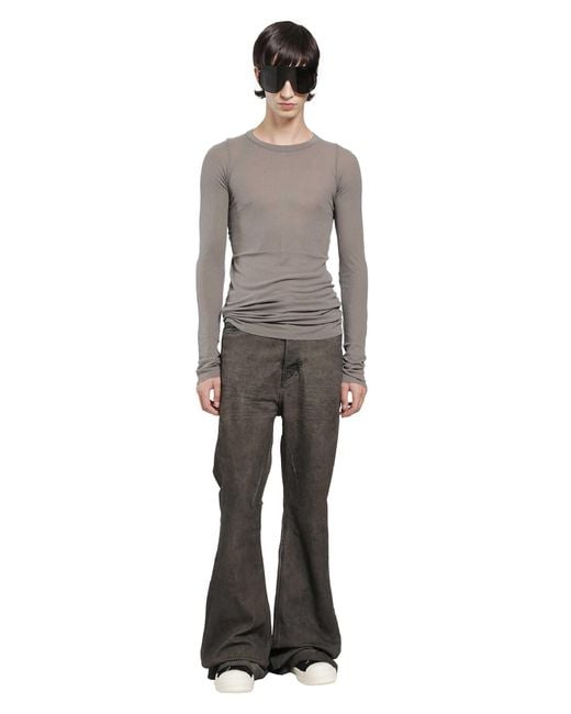 Rick Owens Gray Tower Bolan Bootcut for men