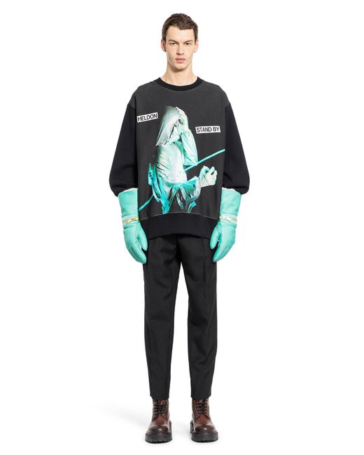 Undercover Black Heldon Sweatshirt for men