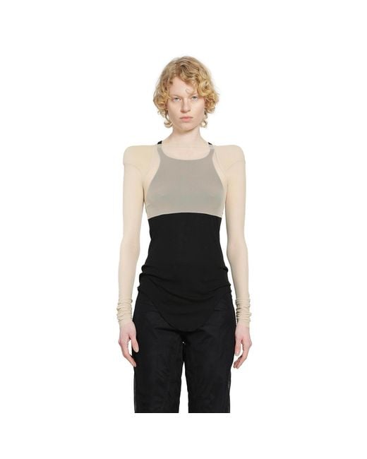 Rick Owens Black Temple Helm Top