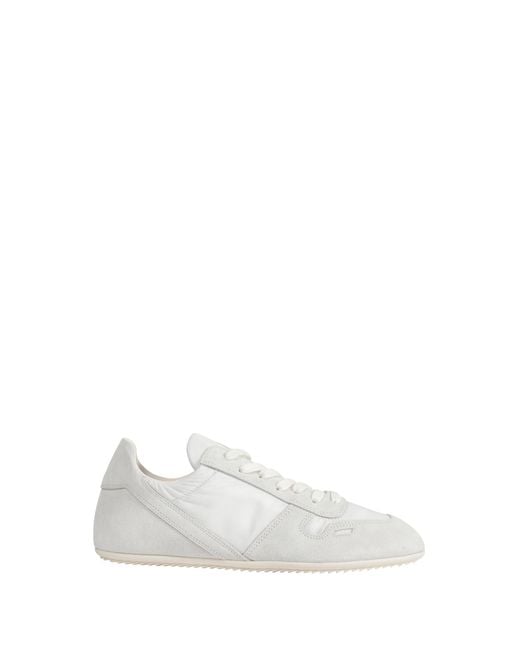 Rick Owens White Temple Minimal Sneakers for men