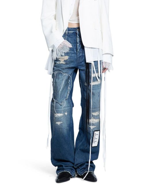 Ann Demeulemeester Blue Jeans Claire 5 Tasche Comfort