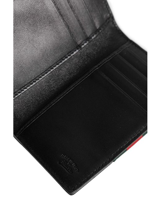 Gucci Black Web Trademark Card Case for men