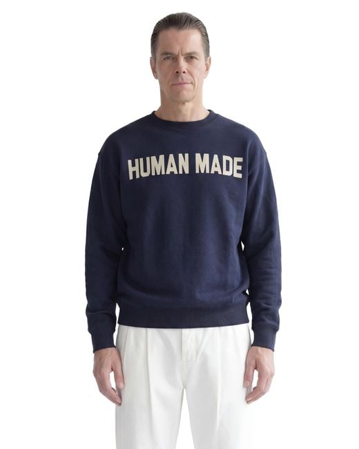 Human Made Blue Wide Sweatshirt for men