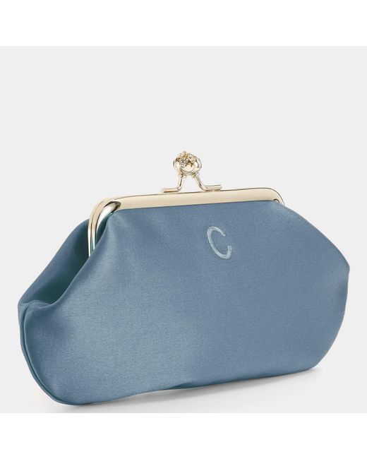 Anya Hindmarch Blue Bespoke Maud Clutch