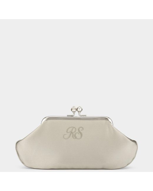 Anya Hindmarch Metallic Bespoke Maud Clutch