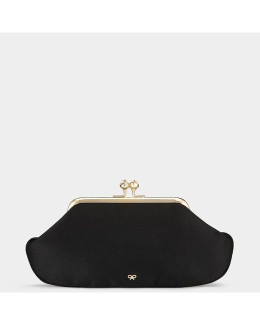 Anya Hindmarch Black Bespoke Maud Clutch