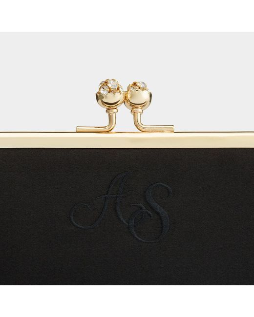 Anya Hindmarch Black Bespoke Maud Clutch
