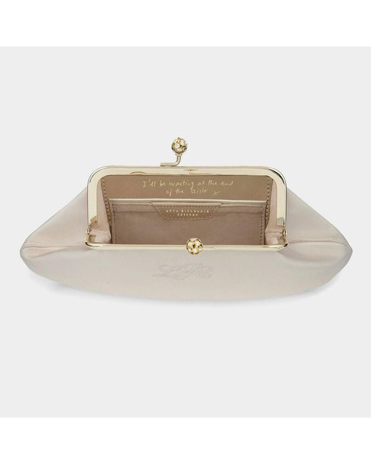 Anya Hindmarch White Bespoke Maud Clutch