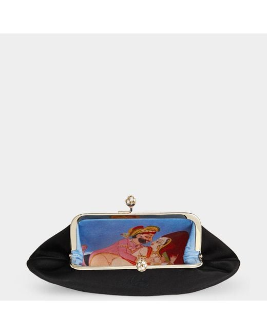 Anya Hindmarch Black Bespoke Maud Clutch