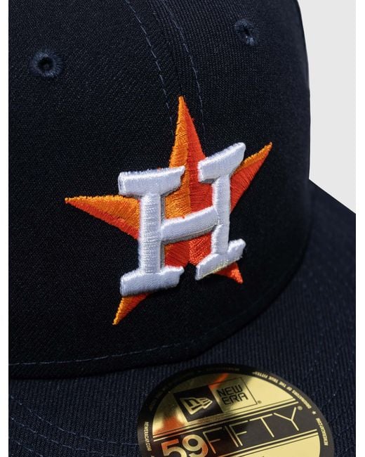 New Era Navy Houston Astros 2022 World Series Champions Side Patch Low Profile 59FIFTY Fitted Hat