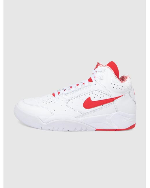 white nike air flight