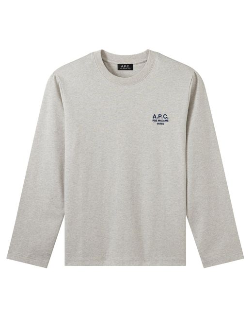 A.P.C. Gray Heather Ecru for men