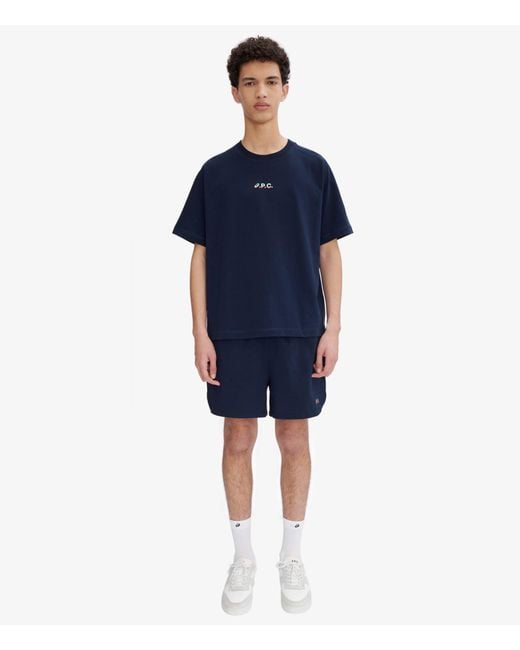 A.P.C. A. P.c. Coast Shorts L Navy Blue for men