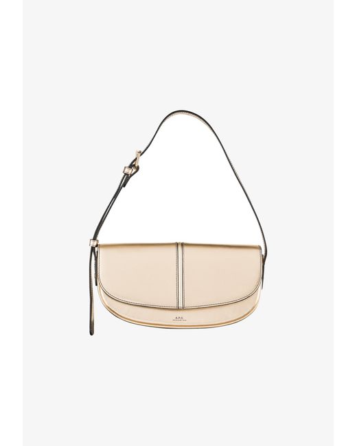 A.P.C. White A. P.c. Betty Shoulder Bag One Size Gold