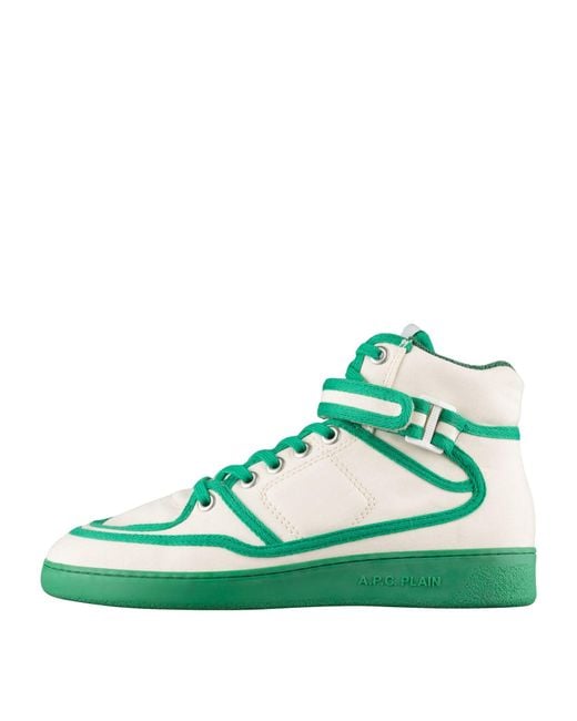 A.P.C. A. P.c. Plain 90 Sneakers Us W6 Green
