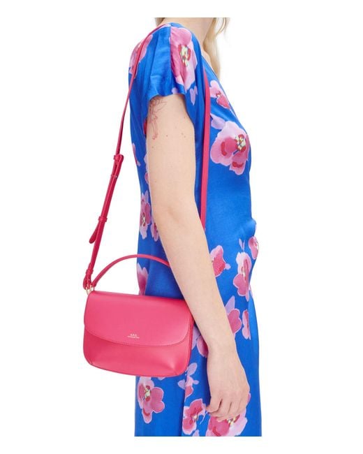 A.P.C. Pink A. P.c. Sarah Shoulder Mini Bag One Size Fuchsia