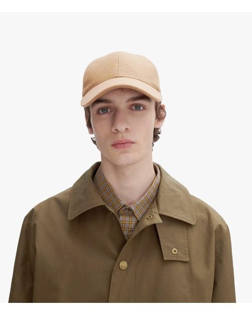 A.P.C. Natural A. P.c. Charlie Baseball Cap 54 Camel