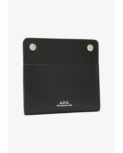 A.P.C. A. P.c. André Bifold Cardholder One Size Black for men