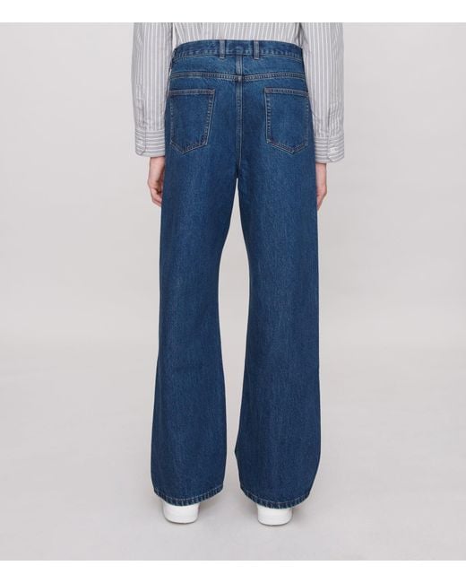 A.P.C. White Stonewashed Indigo for men
