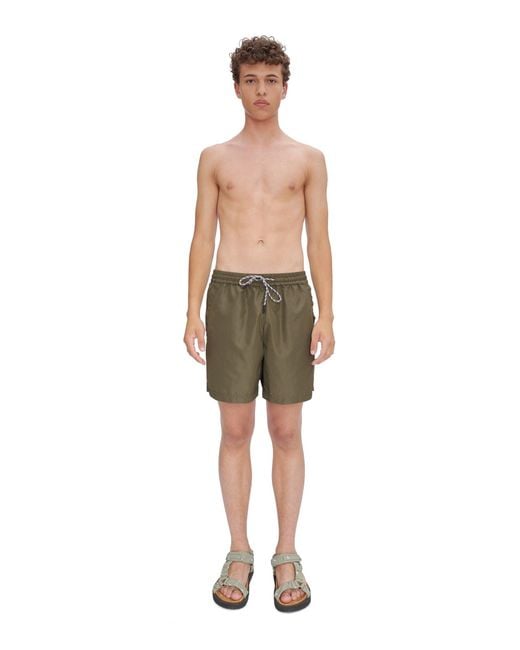 A.P.C. Green Bobby Shorts for men