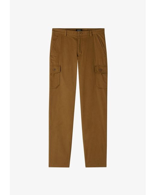 A.P.C. Multicolor A. P.c. Jones Pants Xs Brown for men