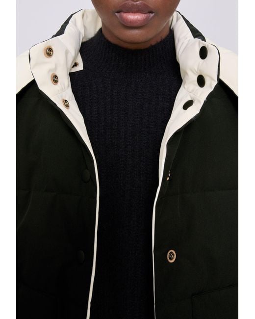 A.P.C. A. P.c. Women's Sophie Puffer Jacket Size: 38 In Off-white / Black