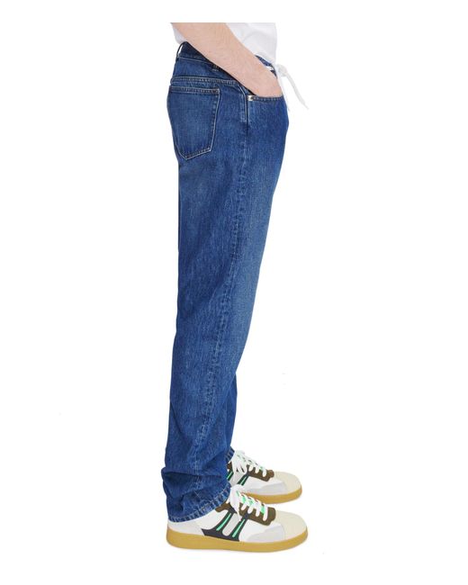 A.P.C. Blue Stonewashed Indigo for men